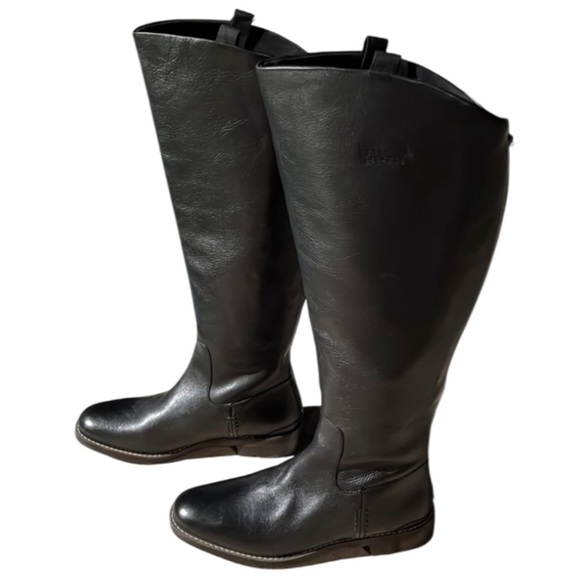 Franco Sarto® Meyer Tall Leather Riding Boots- Size 8.5M WC - Picture 1 of 8